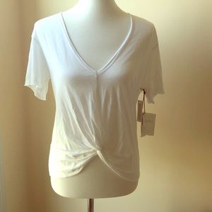 White tee shirt by Treasure & Bond.